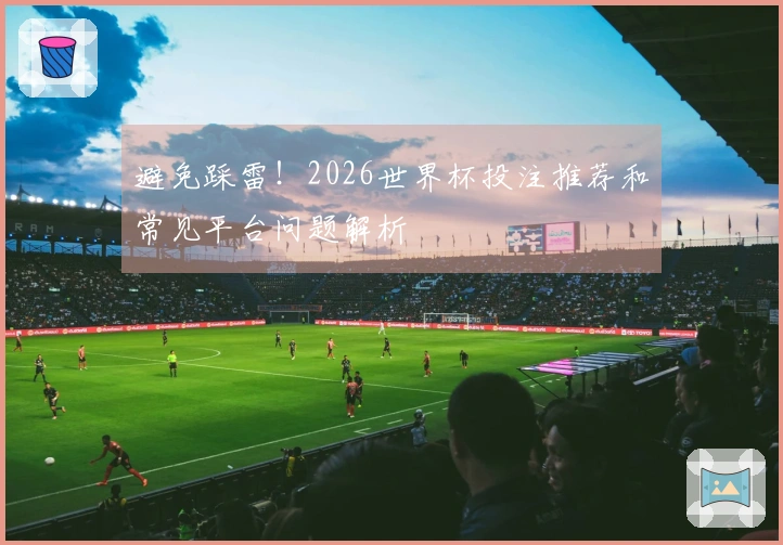 避免踩雷！2026世界杯投注推荐和常见平台问题解析